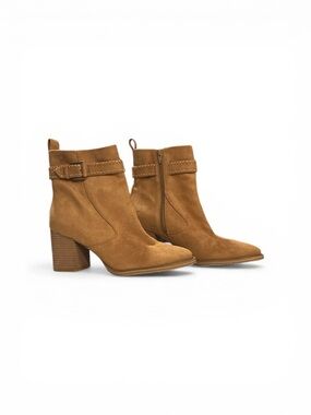 NWOT Zodiac Faux Suede High Heel Ankle Boot Sz 11M